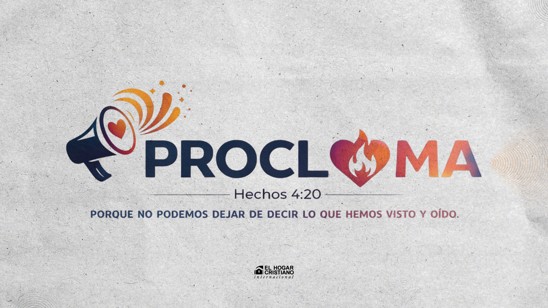 Palabra Pastoral 2026 - Cartel